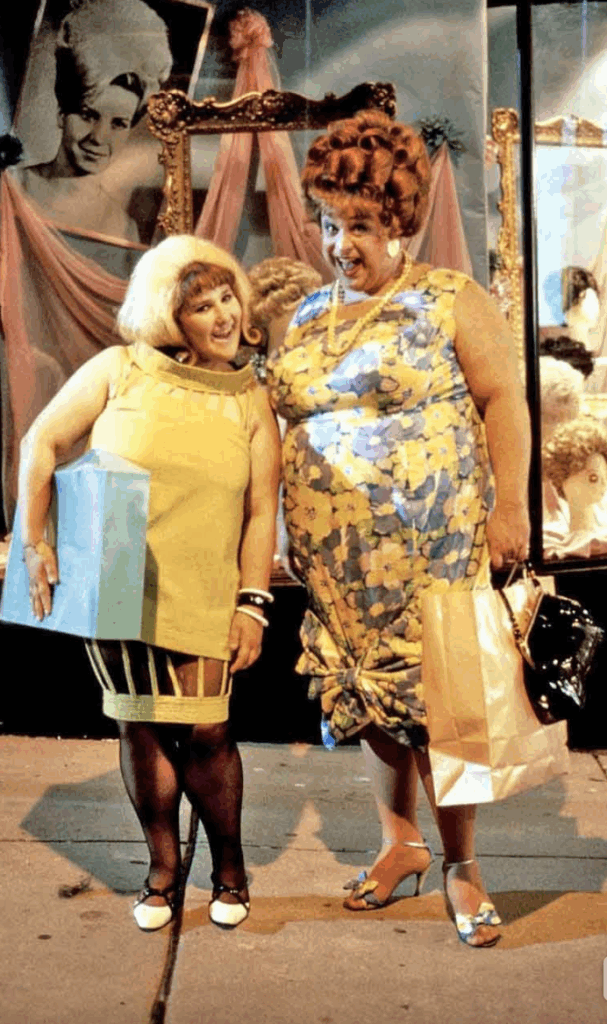 Tracy and Edna Turnblad as the height of hot 1960s style.